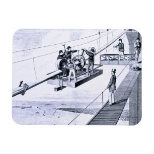 Magnet Flexible Construction de pont de Brooklyn, New York (litho)