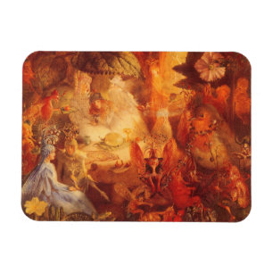 Magnet Flexible Conte de fées vintage Le Rouge-gorge captif de Fit