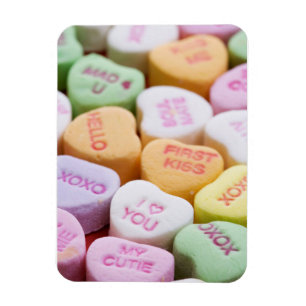 Magnet Flexible Conversation Coeurs bonbons