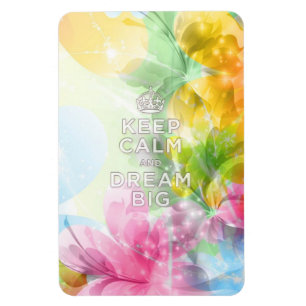 Magnet Flexible Cool génial citation tendance "Keep Calm and Dream