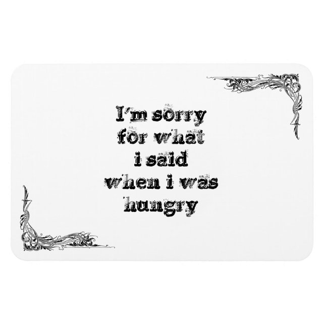 Magnet Flexible Cool grande sagesse simple philosophie phrase de t (Horizontal)