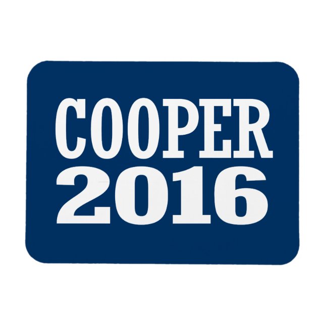 Magnet Flexible Cooper - Roy Cooper 2016 (Horizontal)