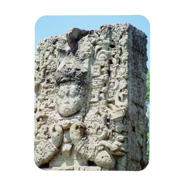 Magnet Flexible Copan Maya Ruines Honduras Réfrigérateur Photo (Vertical)