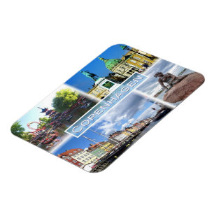 Magnet Flexible Copenhague - Jardin Tivoli - Comté d'Amalienborg