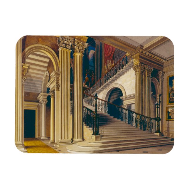 Magnet Flexible Coque d'escalier, Buckingham House, de "L'histoire (Horizontal)