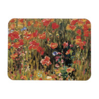 Coquelicots par Robert Vonnoh, Impressionnisme Vin