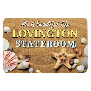 Magnet Flexible Coquillages de sable de plage Croisière photo Mon