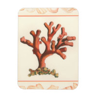 Corail rouge avec bordure conique
