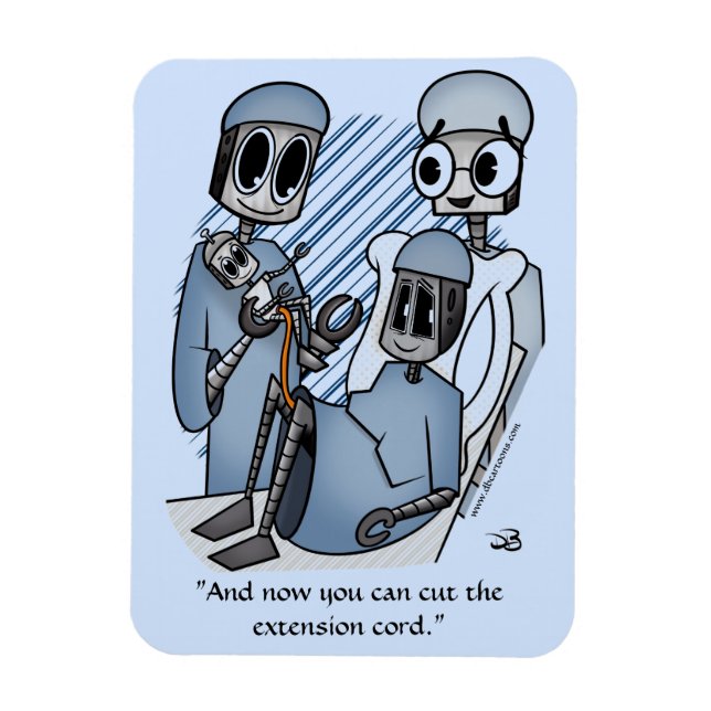 Magnet Flexible Cordon d'extension bleu (Vertical)