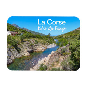 Magnet Flexible Corse France Fango Valley Souvenir