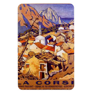 Magnet Flexible Corse vintage, France -