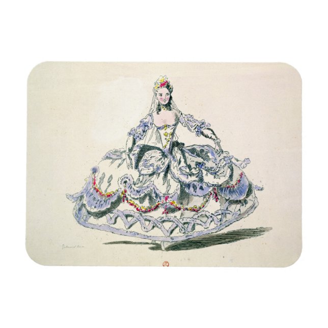 Magnet Flexible Costume d'opéra, de la collection Menus Plaisirs, (Horizontal)