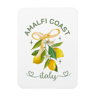 Magnet Flexible Côte d'Amalfi Italie Citron & Bow - Personnalisé