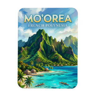 Magnet Flexible Côte Nord de Moorea Polynésie française