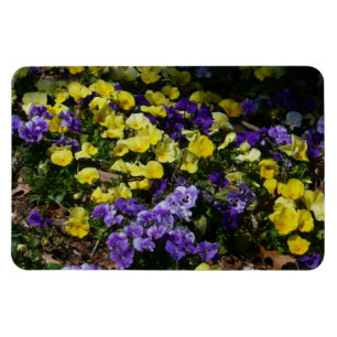 Magnet Flexible Coteau de panneaux violets et jaunes