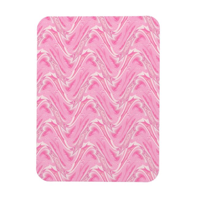 Magnet Flexible Coton Candy rose Abstrait (Vertical)