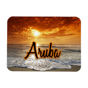 Magnet Flexible Coucher de soleil d'Aruba