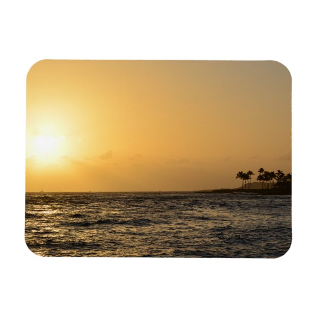 Magnet Flexible Coucher de soleil de Koloa (Horizontal)