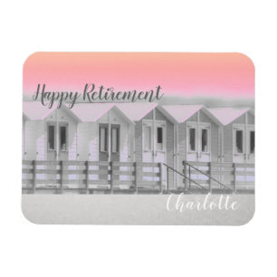 Magnet Flexible Coucher de soleil rose Cornish plage cadeau de ret