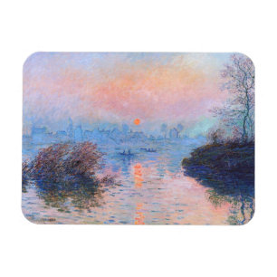 Magnet Flexible Coucher de soleil sur la Seine Claude Monet