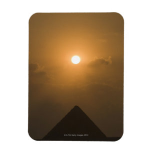 Magnet Flexible Coucher du soleil au-dessus de la grande pyramide
