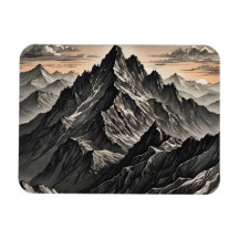 Coucher du soleil sur les oeuvres d'art de la mont