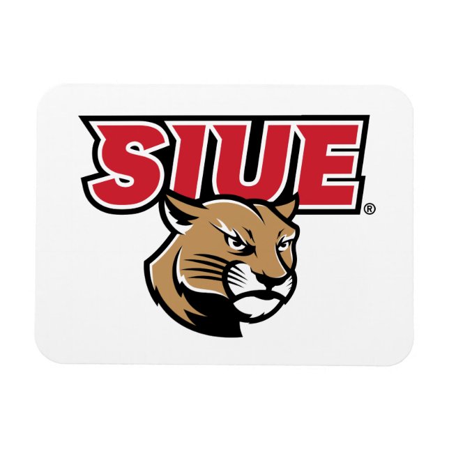Magnet Flexible Cougars de SIUE (Horizontal)