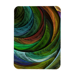 Magnet Flexible Couleur Gloire Moderne Art Abstrait Motif Élégant