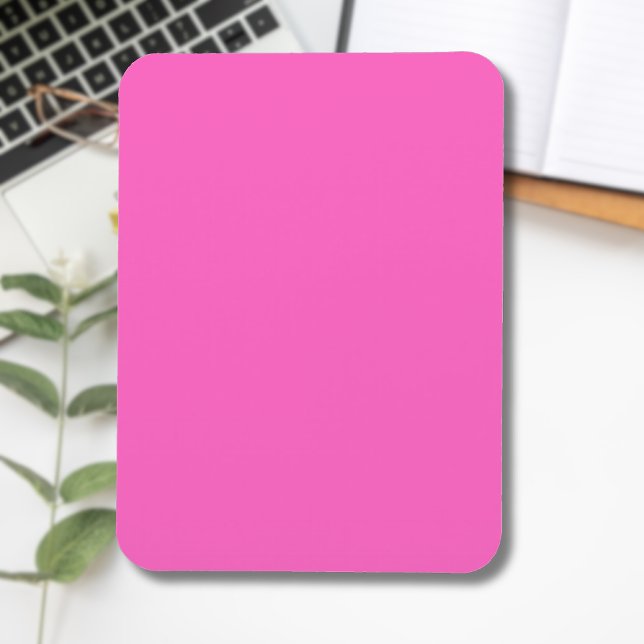 Magnet Flexible Couleur solide rose néon | Classique (Créateur téléchargé)