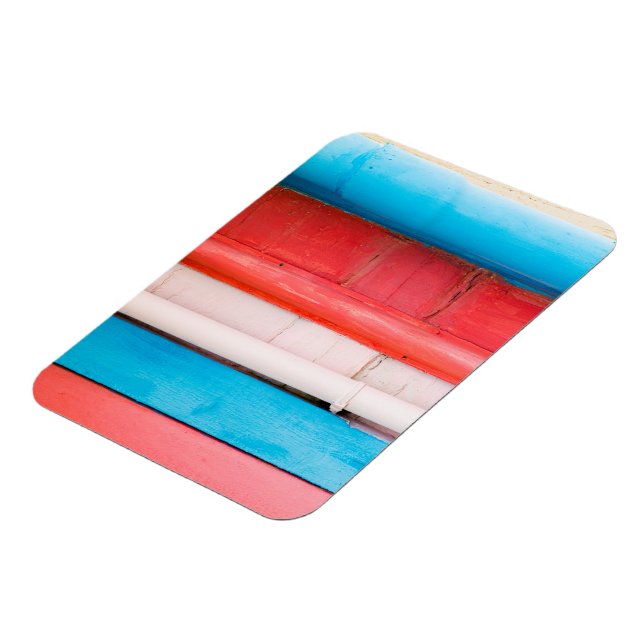 Magnet Flexible Couleurs caribéennes - abstrait (Côté Gauche)