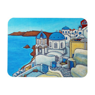Magnet Flexible Couleurs d'aimant de Santorini par Lisa Lorenz