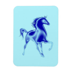 Magnet Flexible Couleurs personnalisées du aimant à cheval bleu