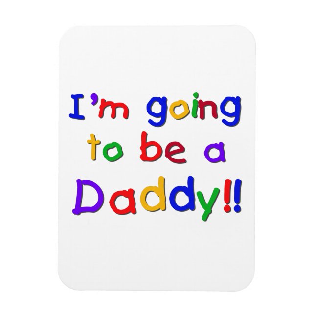 Magnet Flexible Couleurs primaires vont être Daddy Dons (Vertical)