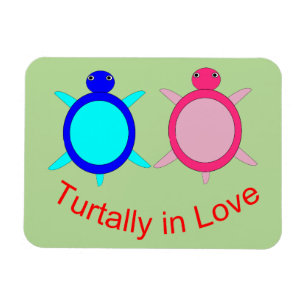 Magnet Flexible Couple de tortue mignonne