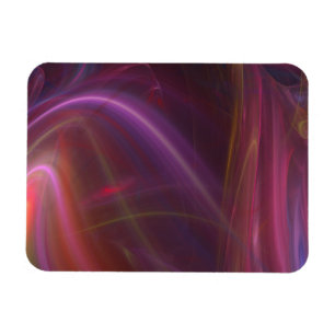 Magnet Flexible Courants Violets Et Roses