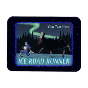 Magnet Flexible Coureur de route sur glace