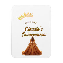 Couronne de princesse orange pour quinceanera anni