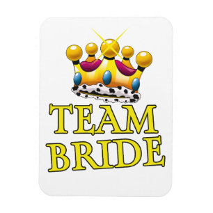 Magnet Flexible Couronne mariage Team Bride
