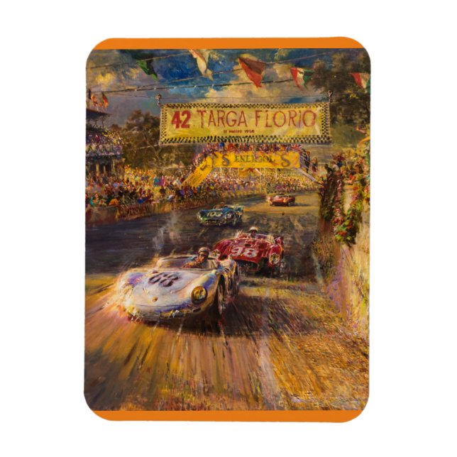 Magnet Flexible Course d'Oldtimer (Vertical)