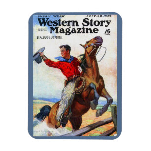 Magnet Flexible Couverture du magazine Western Story 1924
