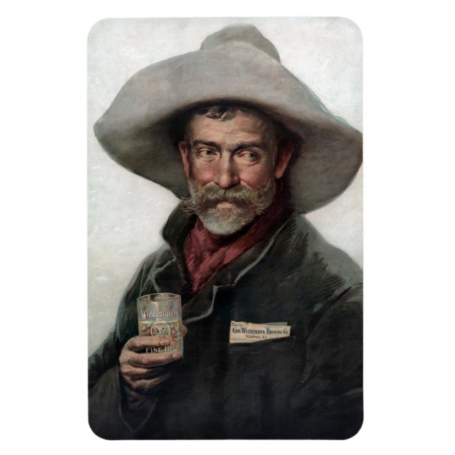 Magnet Flexible Cowboy espagnol Ranchero dans le Vieux-Ouest Saloo (Vertical)