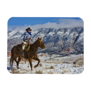 Magnet Flexible Cowboy sur les gerçures de port 2 de cuir de