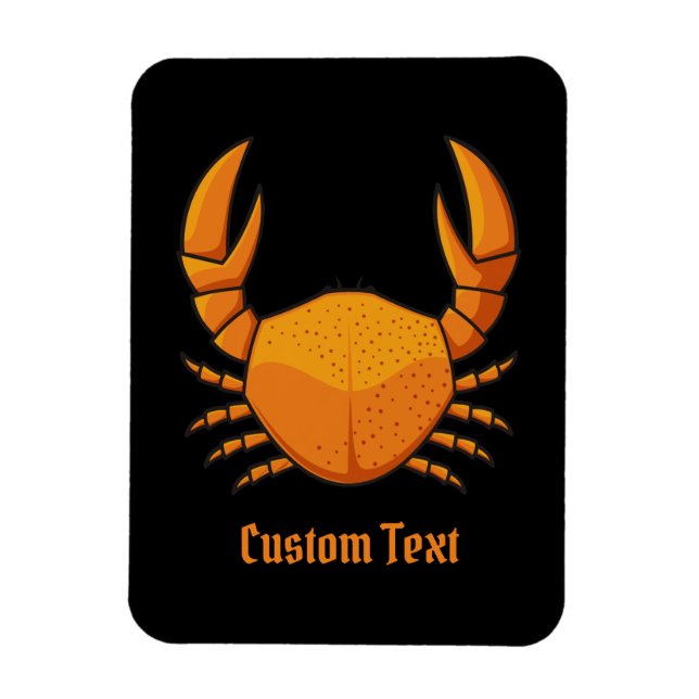 Magnet Flexible Crab orange (Vertical)