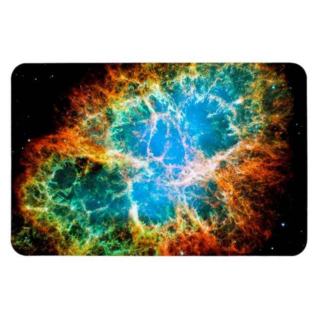 Magnet Flexible Crabe Nebula Supernova Resnant Hubble Photo de l'e (Horizontal)