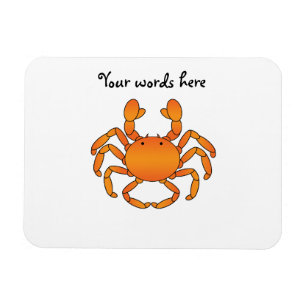 Magnet Flexible Crabe orange