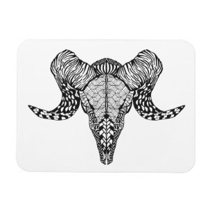Magnet Flexible Crâne mouton inspiré