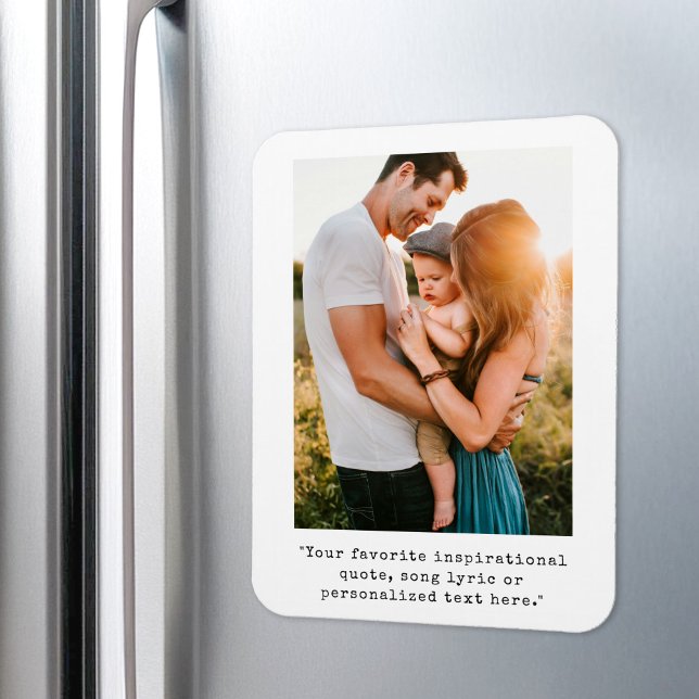 Magnet Flexible Create Your Own Personalized Photo and Quote (Créateur téléchargé)