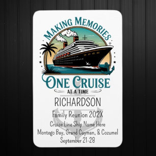 Magnet Flexible Création de souvenirs une croisière à la fois Port