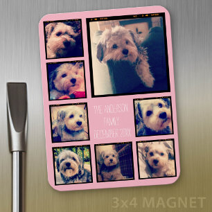 Magnet Flexible Créer un collage de photos personnalisé avec 8 pho