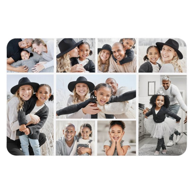 Magnet Flexible Créez votre propre collage de photos (Horizontal)